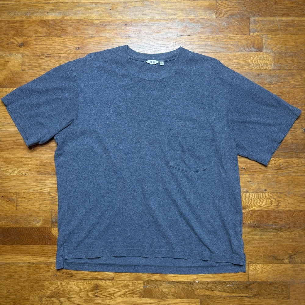 Uniqlo U Christophe Lemaire Design Gray Pocket Tee T-shirt Men's Size‎ L Heavy